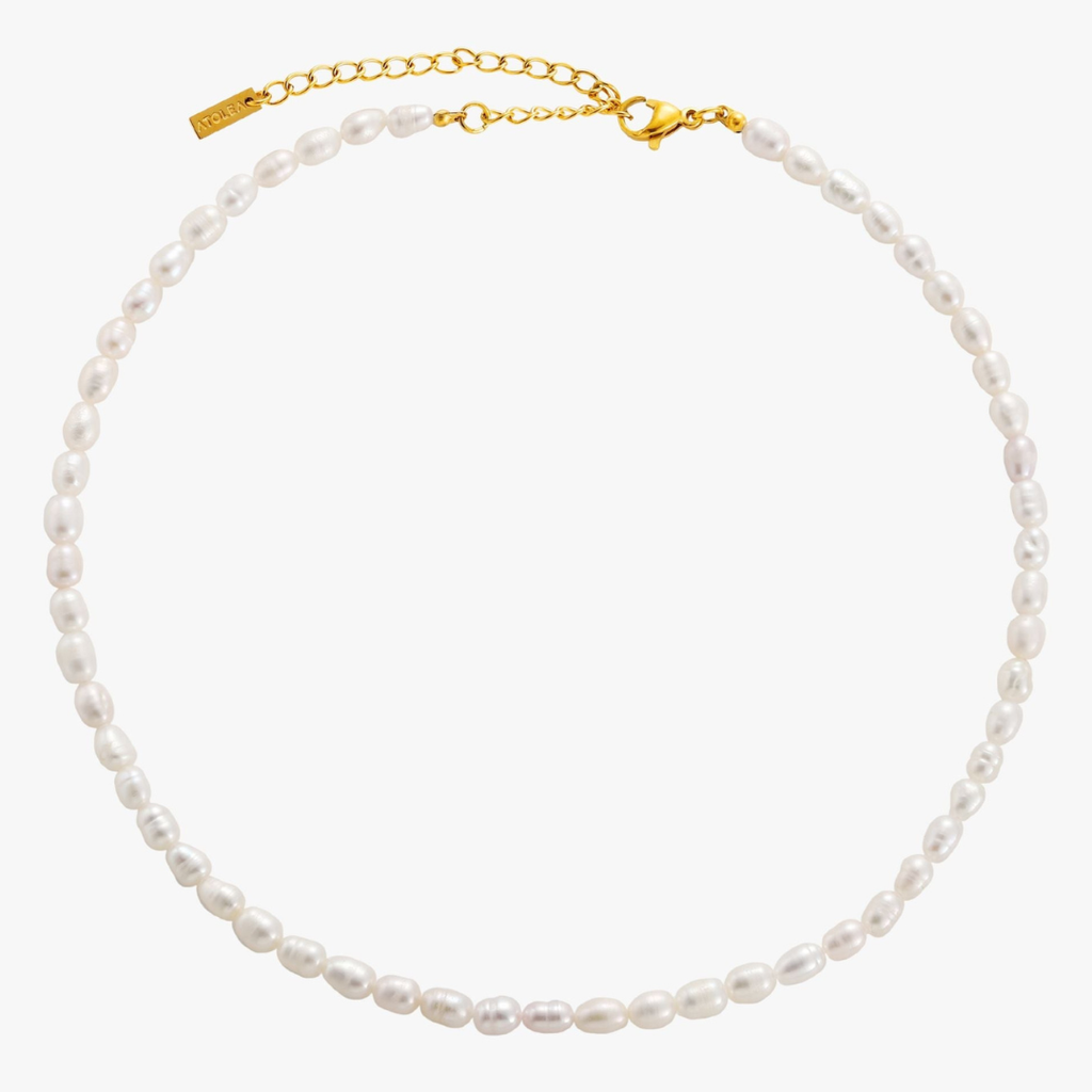Amelie Naszyjnik z Pereł Słodkowodnych | Regulowany i Złoty