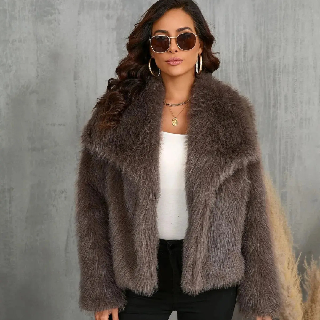 Annastacia Futrzana Kurtka Damska | Luksusowa i Ciepła Butik Modowy