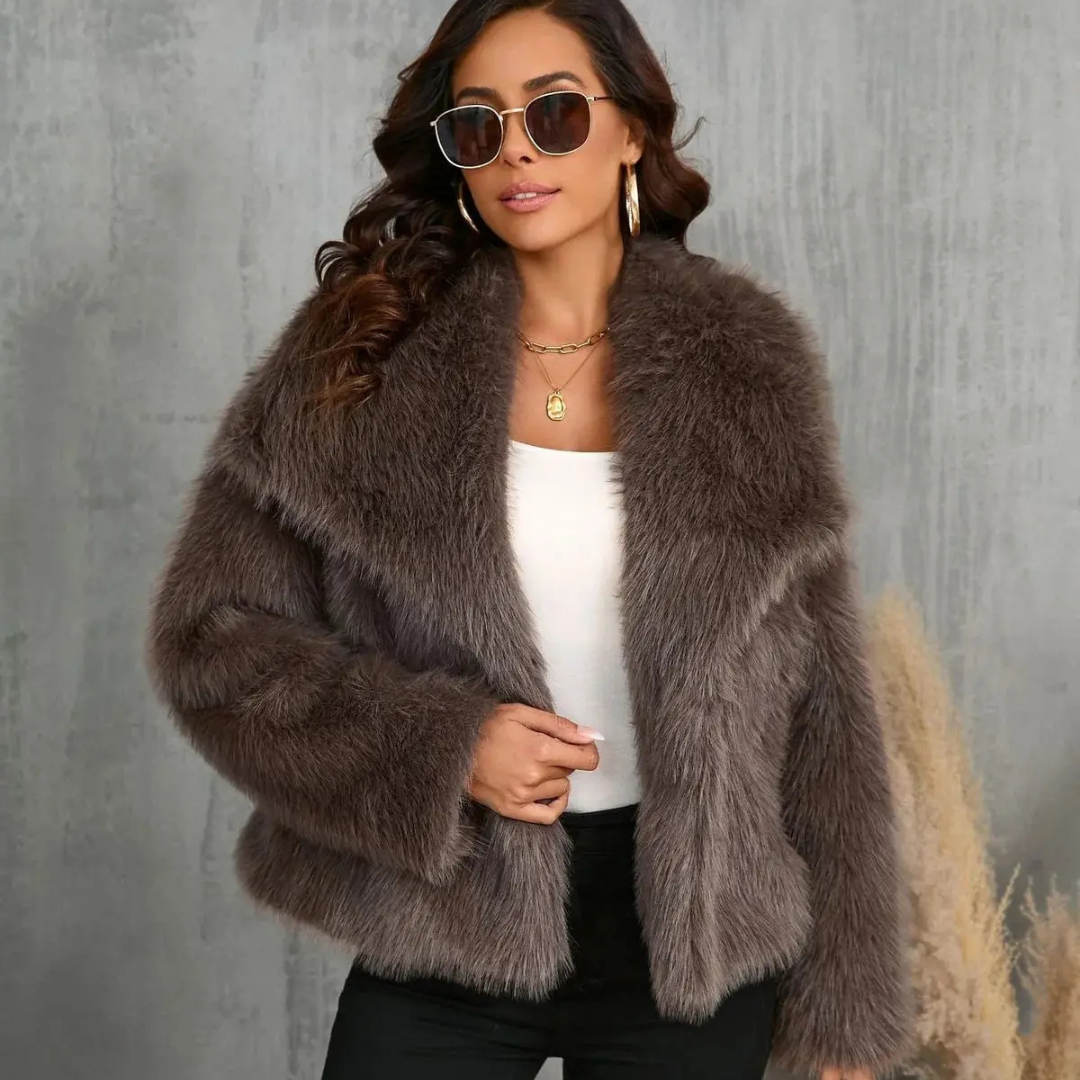 Annastacia Futrzana Kurtka Damska | Luksusowa i Ciepła Butik Modowy