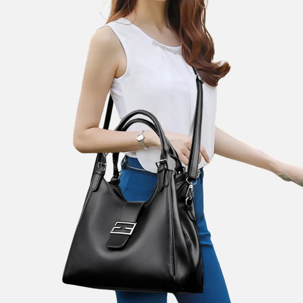 Petronela Damska Torebka Shopper ze Skóry Ekologicznej | Duża i Uniwersalna Butik Modowy