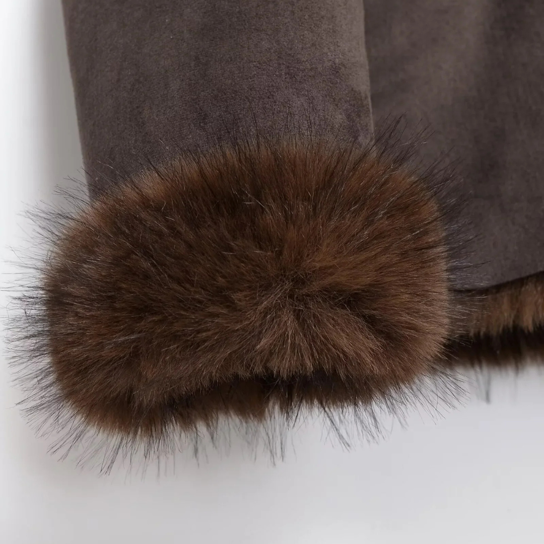 Daniella Zimowa Kurtka Damska | Ciepła z Futerkowymi Elementami Butik Modowy