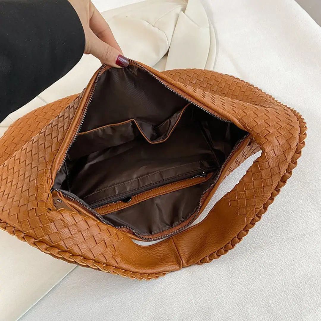 Kristi Damska Pleciona Torebka na Ramię | Stylowa i Pojemna Butik Modowy