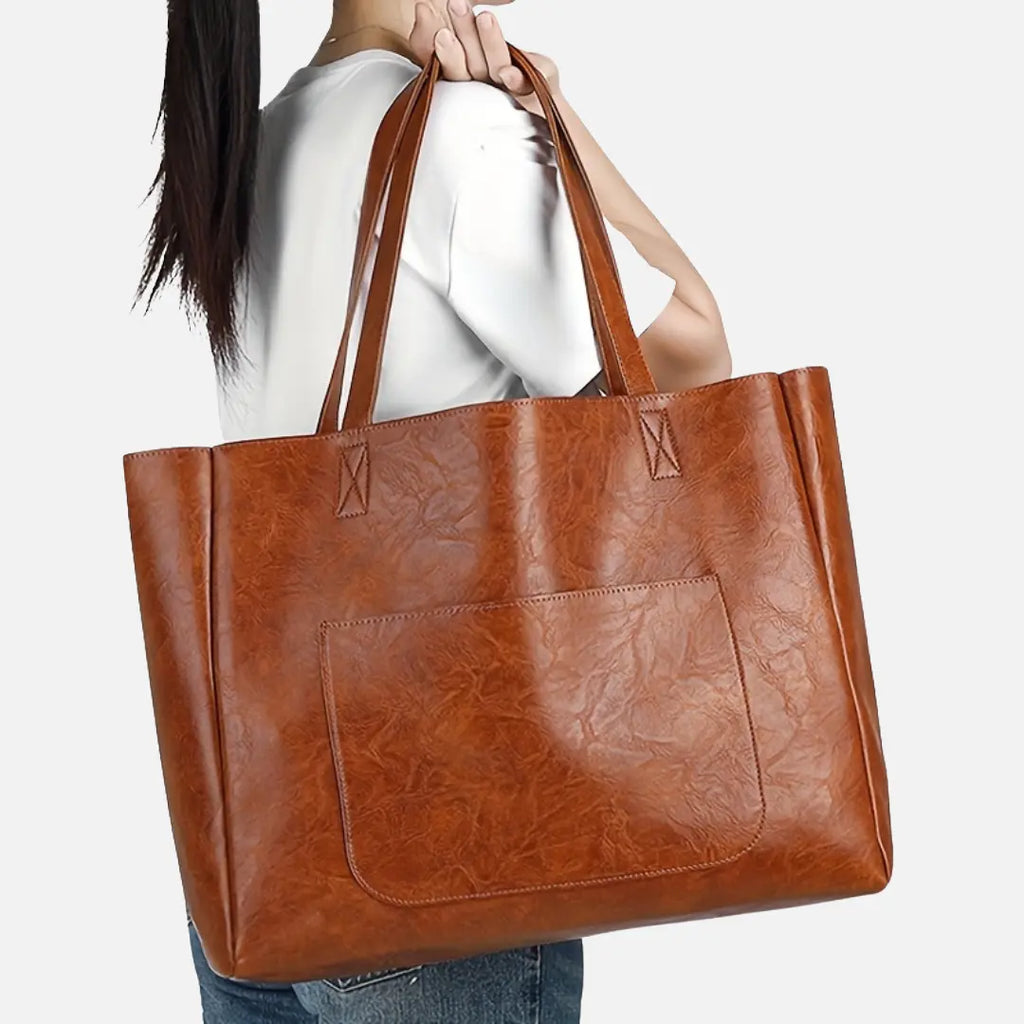 Nadezhda Damska Torebka Shopper ze Skóry PU | Minimalistyczna i Pojemna Butik Modowy