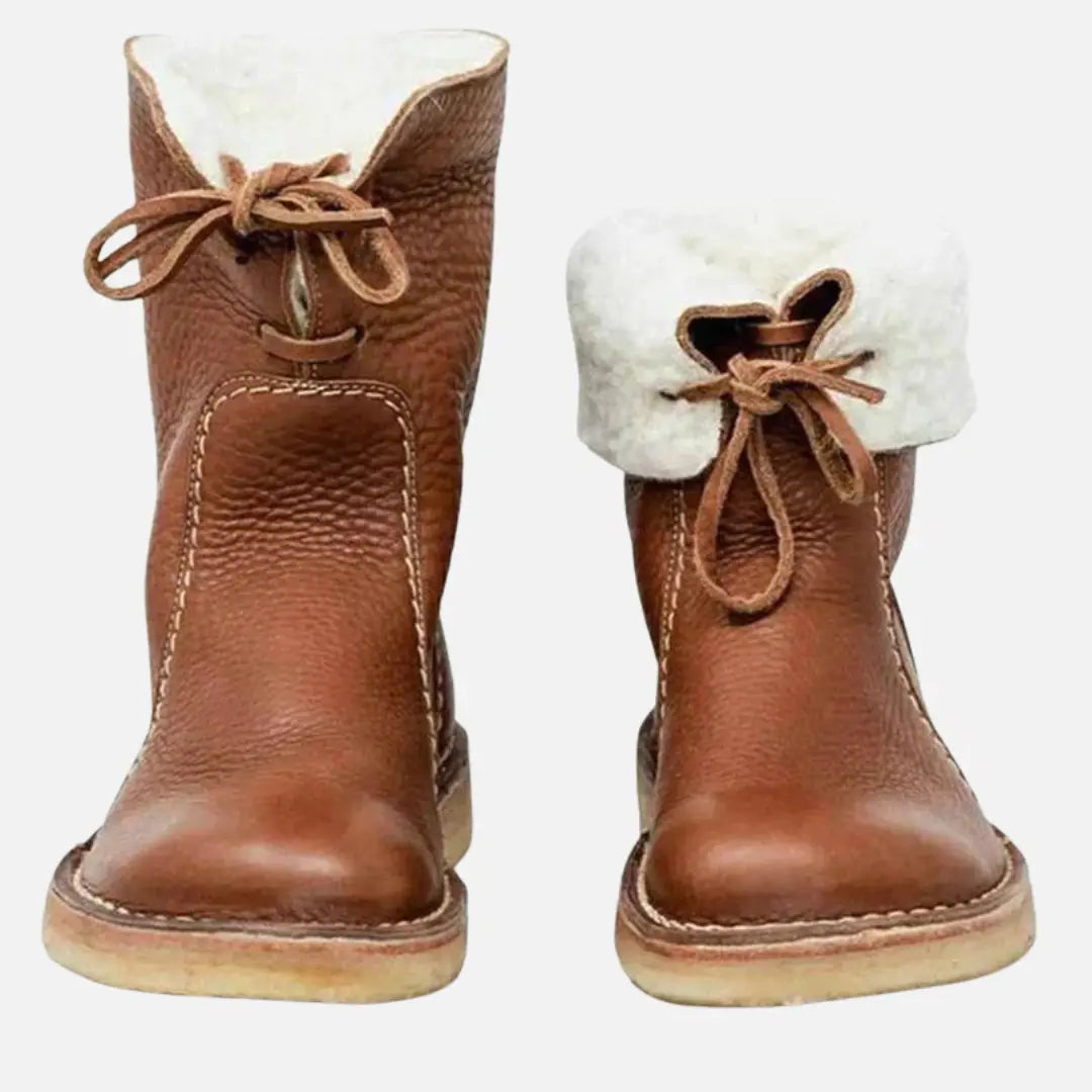 Stefcia Ocieplane Botki Zimowe Damskie | Polarowe i Antypoślizgowe Butik Modowy