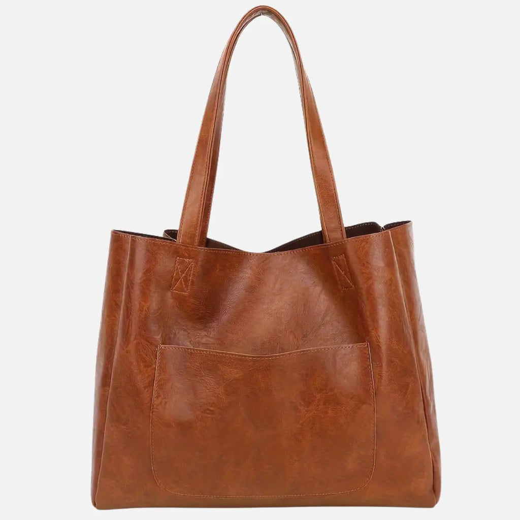 Nadezhda Damska Torebka Shopper ze Skóry PU | Minimalistyczna i Pojemna Butik Modowy