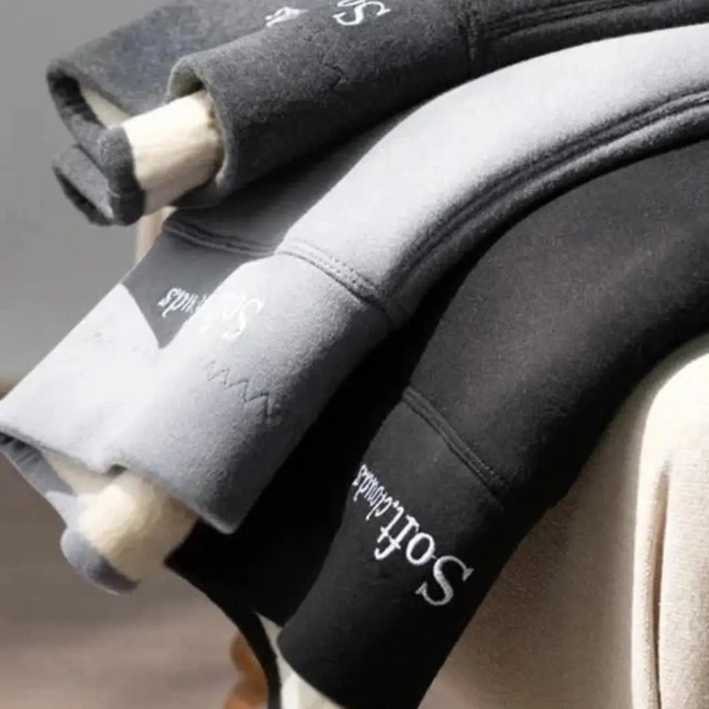 Edda Ocieplane Legginsy Damskie | Z Wysokim Stanem Butik Modowy