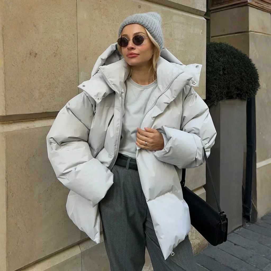 Michala Pikowana Kurtka Damska | Ciepła i Zimowa Butik Modowy