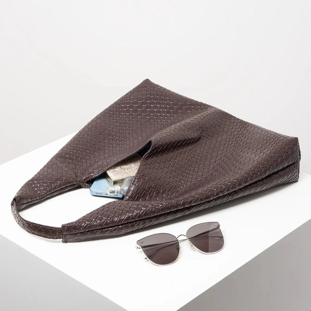 Pelcia Duża Torba Pleciona Damska | Stylowa Shopper Butik Modowy