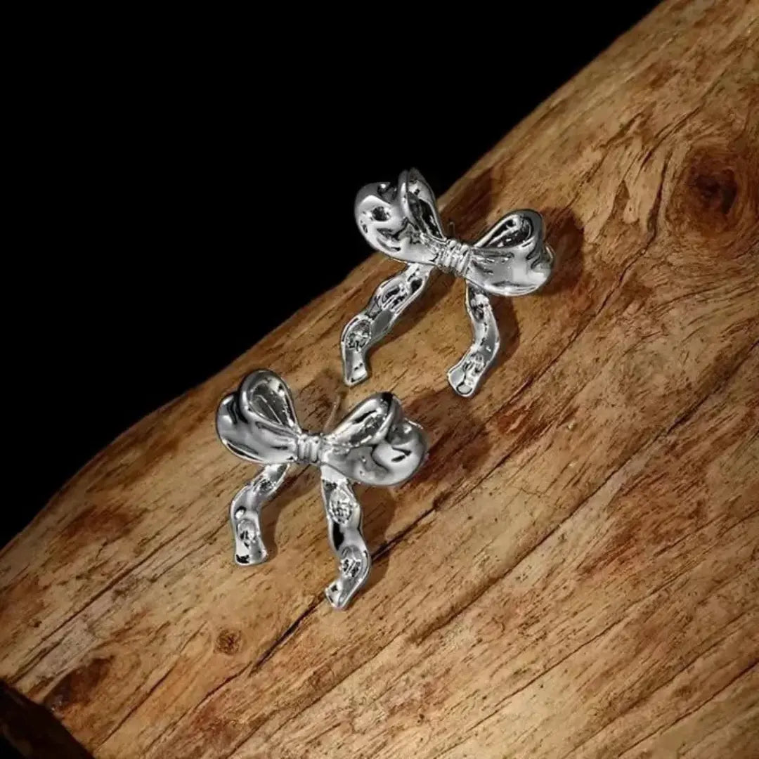 Sabcia Damskie Kolczyki Kokardki | Delikatne i Eleganckie Butik Modowy