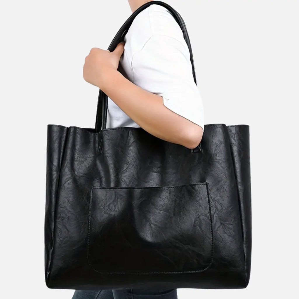 Nadezhda Damska Torebka Shopper ze Skóry PU | Minimalistyczna i Pojemna Butik Modowy