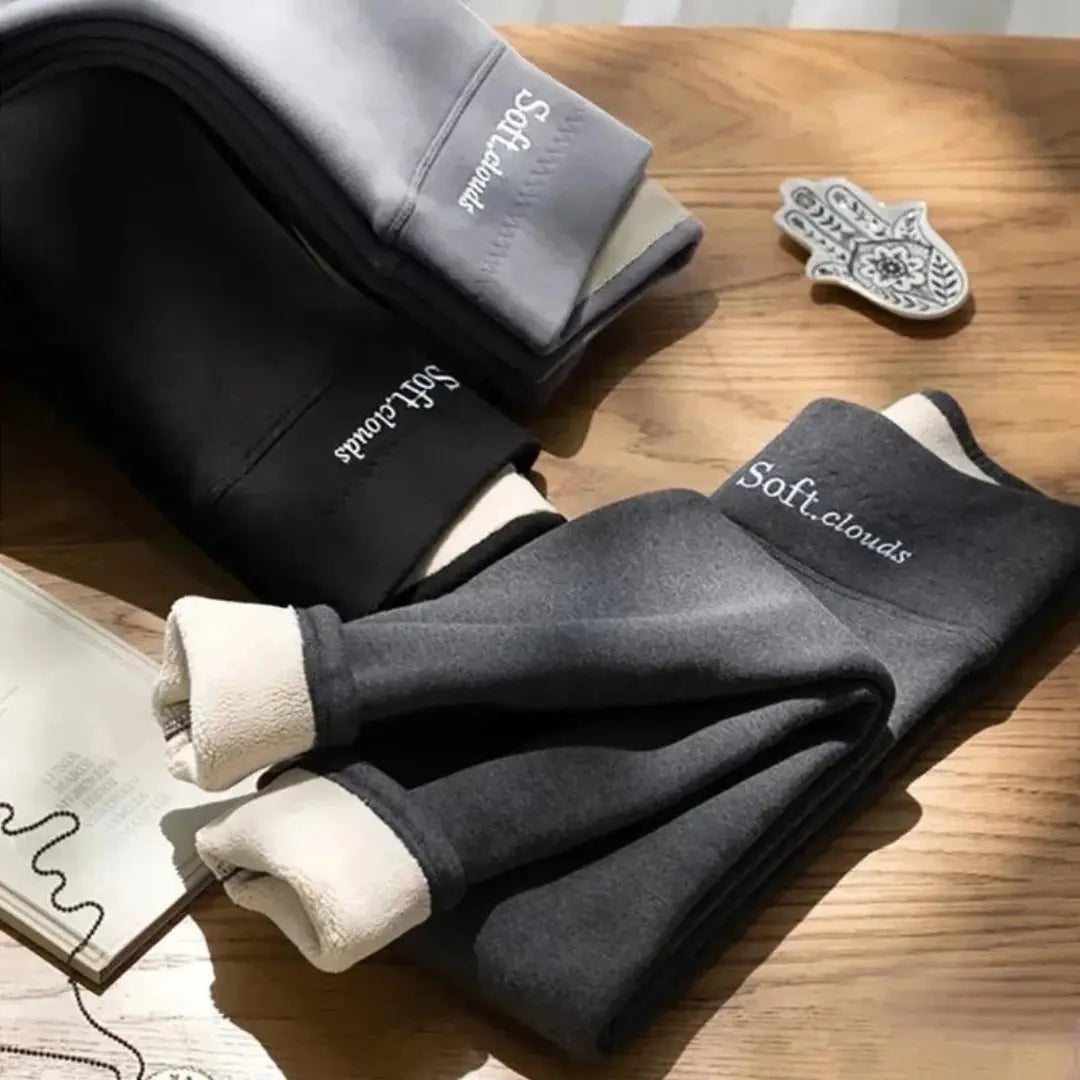 Edda Ocieplane Legginsy Damskie | Z Wysokim Stanem Butik Modowy