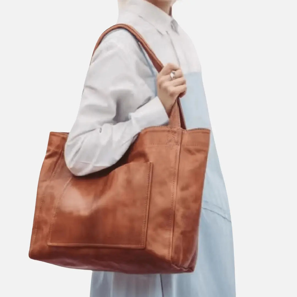 Józefina Damska Torebka Shopper ze Skóry Ekologicznej | Elegancka i Pojemna Butik Modowy