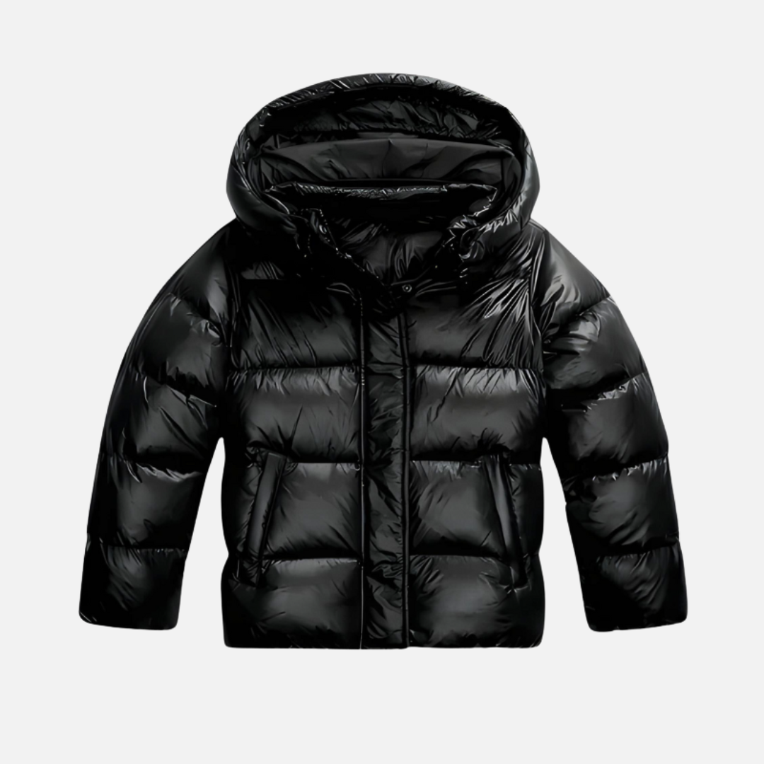 Reginy Pikowana Kurtka Damska | Dopasowana i Błyszcząca Butik Modowy