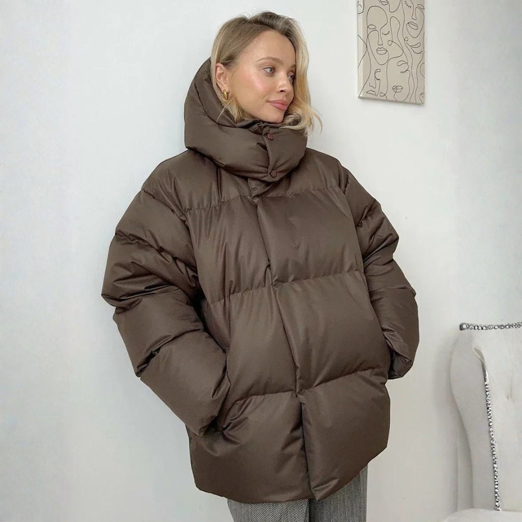 Michala Pikowana Kurtka Damska | Ciepła i Zimowa Butik Modowy