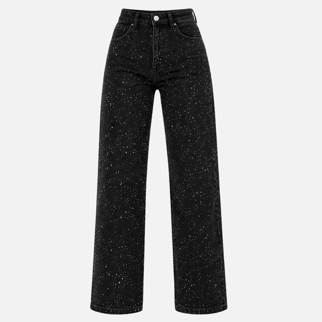 Lorenza Jeansy Damskie z Wysokim Stanem | Stylowe i Modne Butik Modowy