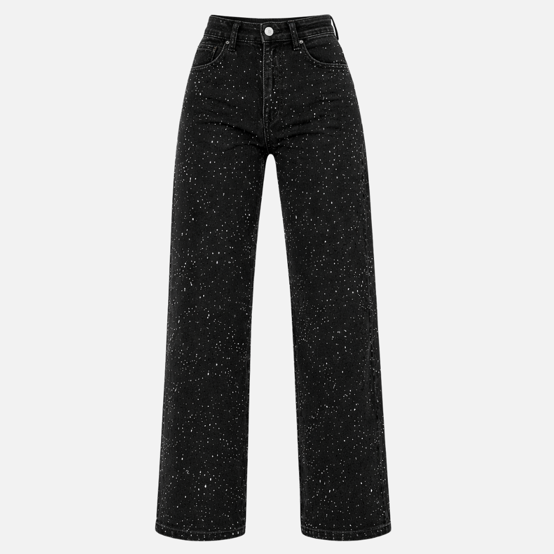 Lorenza Jeansy Damskie z Wysokim Stanem | Stylowe i Modne Butik Modowy