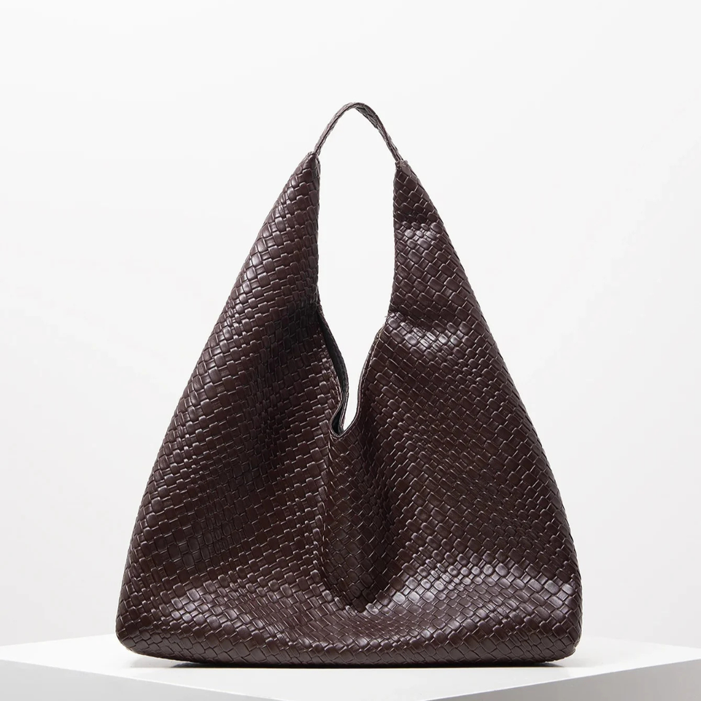 Pelcia Duża Torba Pleciona Damska | Stylowa Shopper Butik Modowy