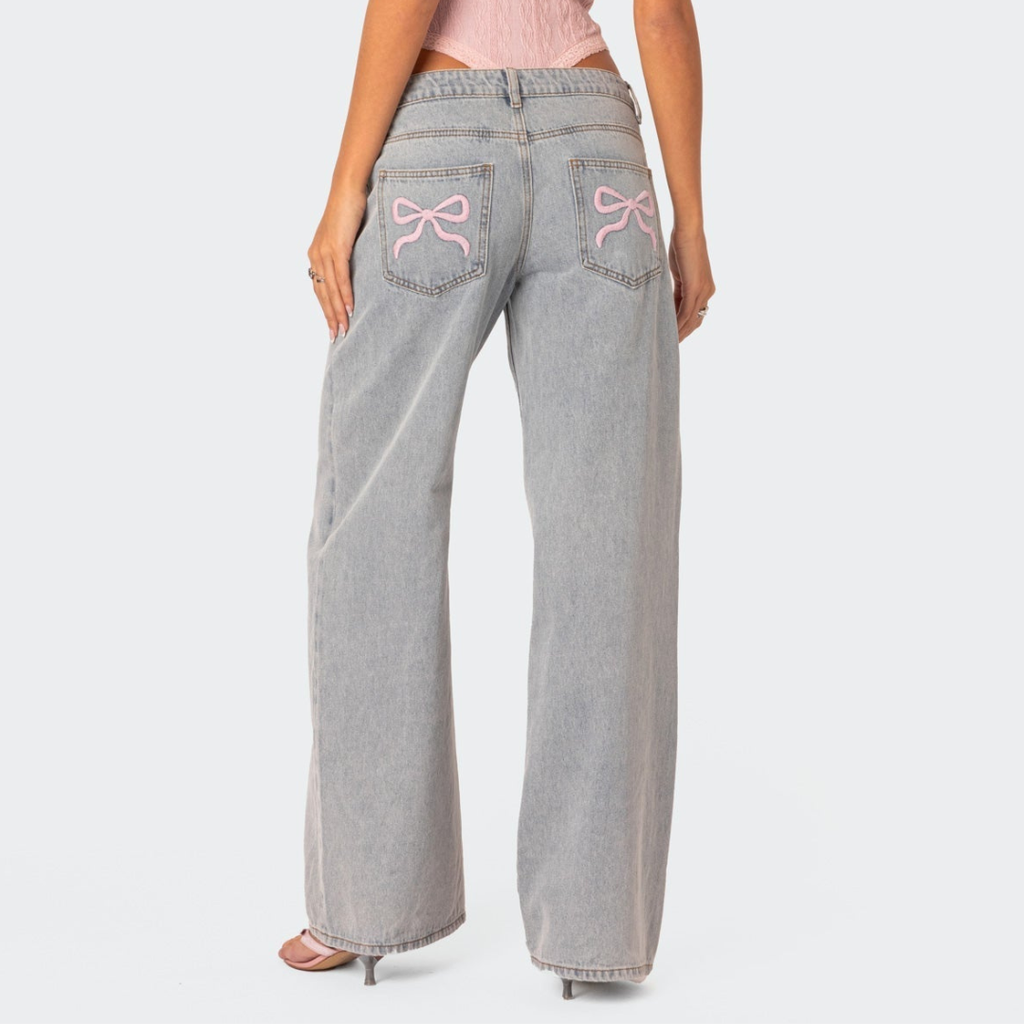 Chiara Szerokie Jeansy Damskie | Modne i Komfortowe Butik Modowy