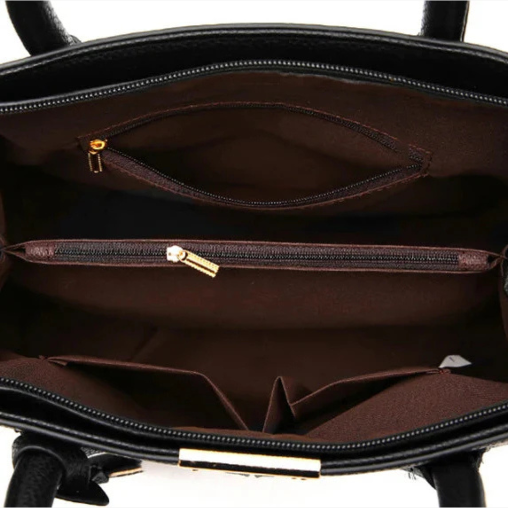 Bronya Elegancka Torebka Damska Do Ręki | Prostokątna Z Paskiem Butik Modowy