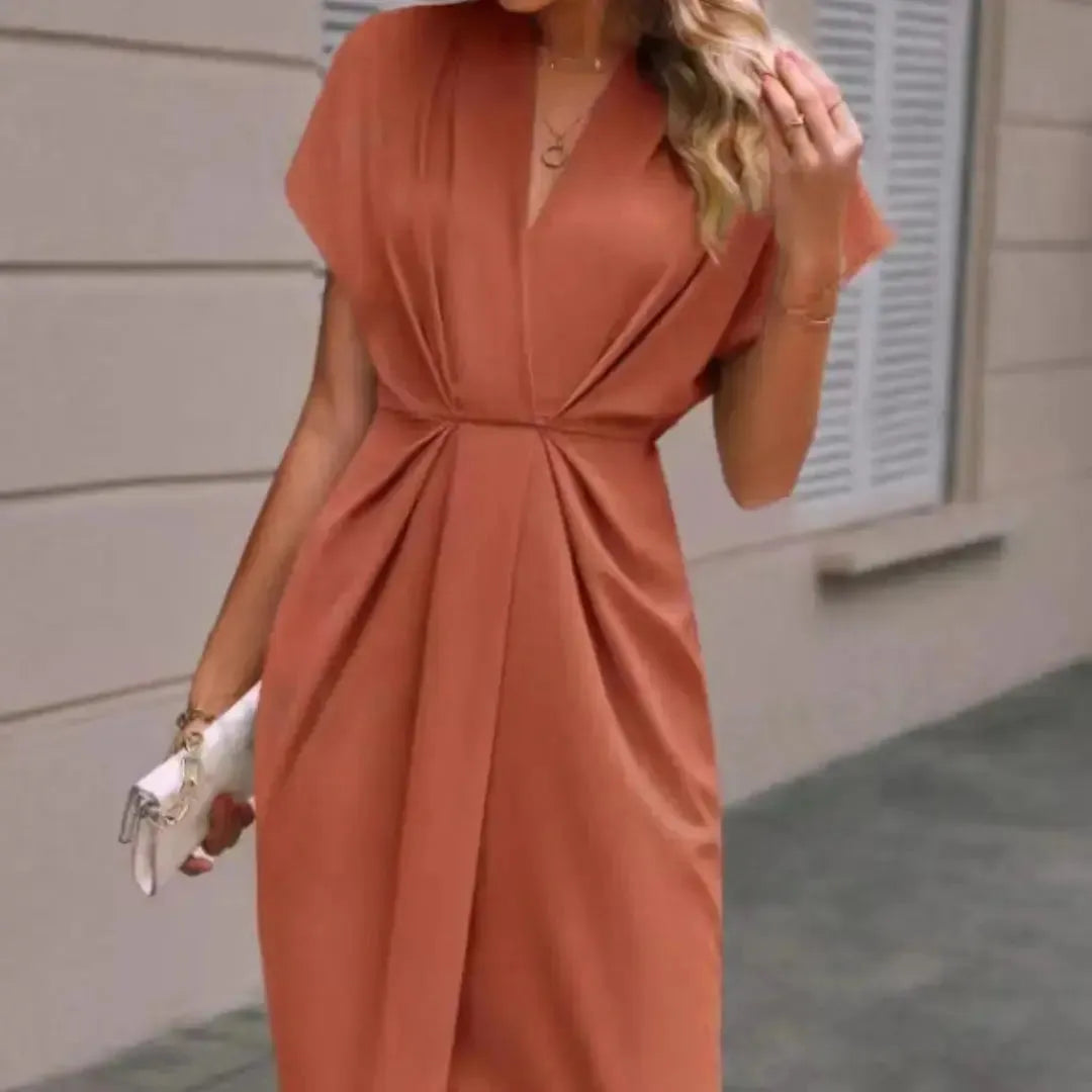 Adriana | Sukienka Damska Kopertowa Stylowa | Midi Butik Modowy