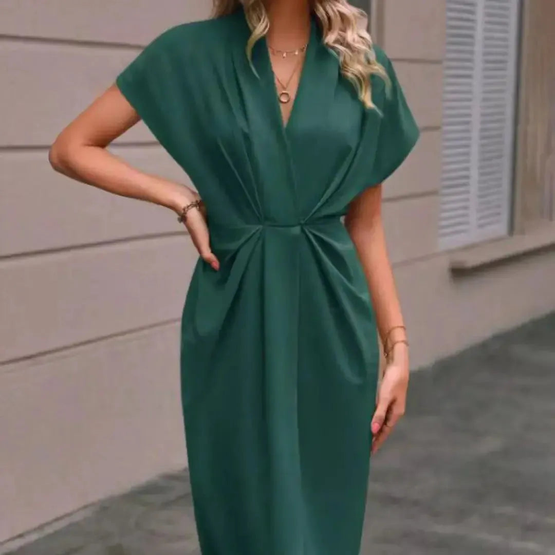 Adriana | Sukienka Damska Kopertowa Stylowa | Midi Butik Modowy