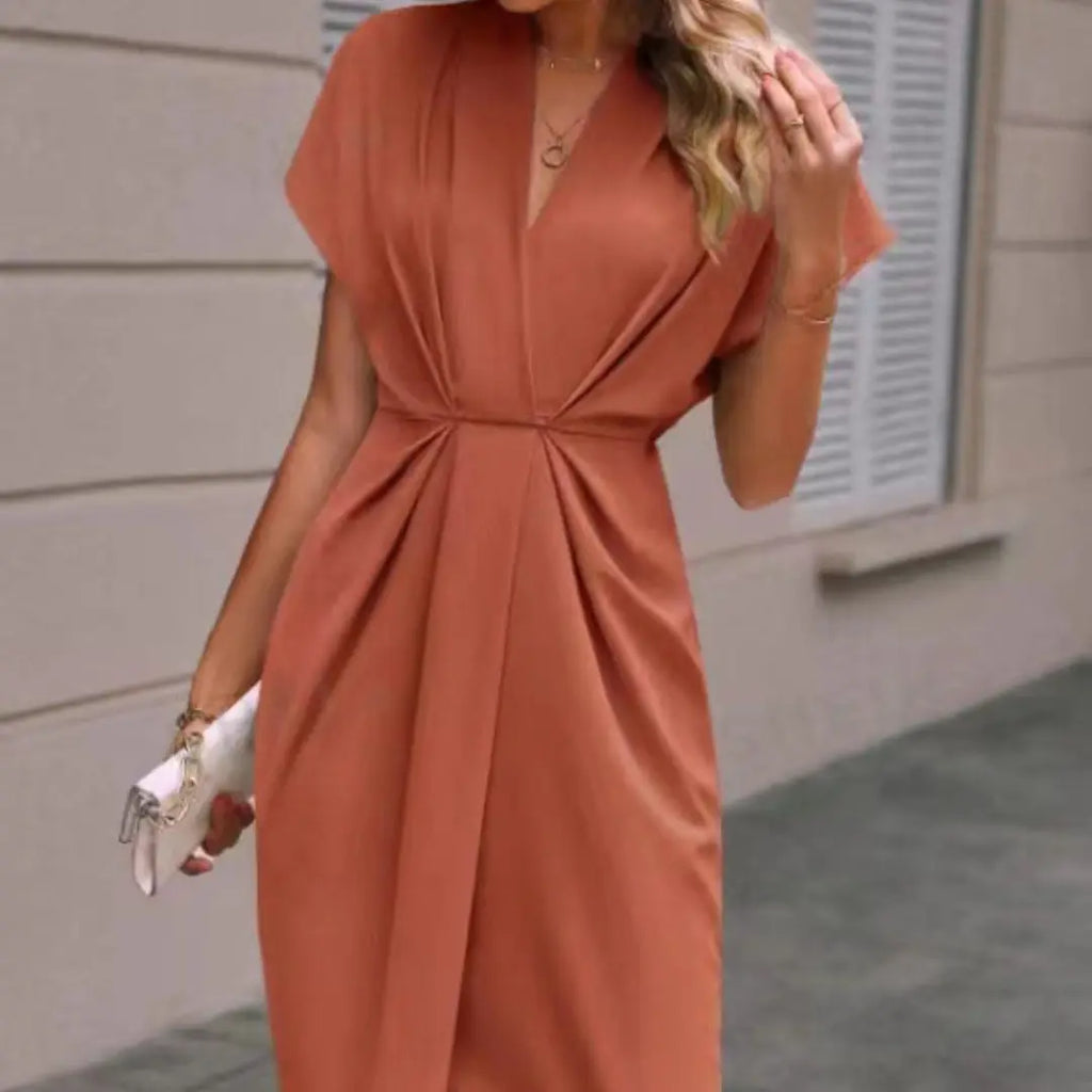 Adriana | Sukienka Damska Kopertowa Stylowa | Midi Butik Modowy