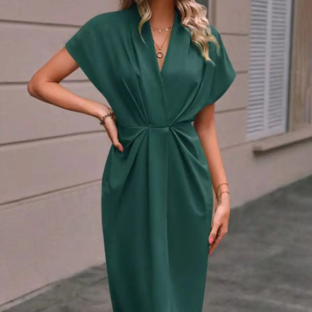 Adriana | Sukienka Damska Kopertowa Stylowa | Midi Butik Modowy