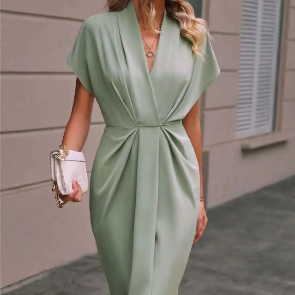 Adriana | Sukienka Damska Kopertowa Stylowa | Midi Butik Modowy