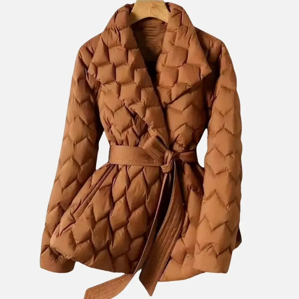 Agnieszka Damska Pikowana Kurtka Puchowa | Lekka i Elegancka Butik Modowy