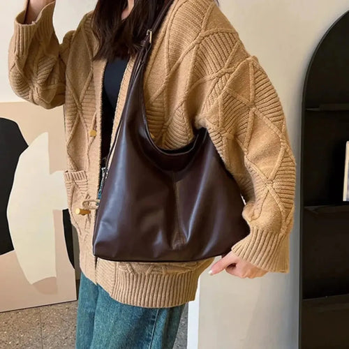 Alisia Damska Skórzana Torebka Shopper | Elegancka i Pojemna Butik Modowy