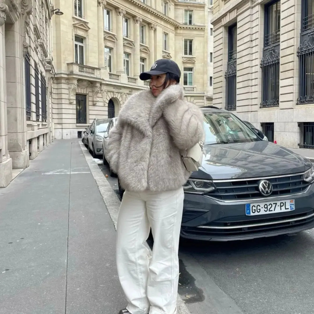 Anastazja Futrzana Kurtka Damska | Luksusowa i Ciepła Butik Modowy