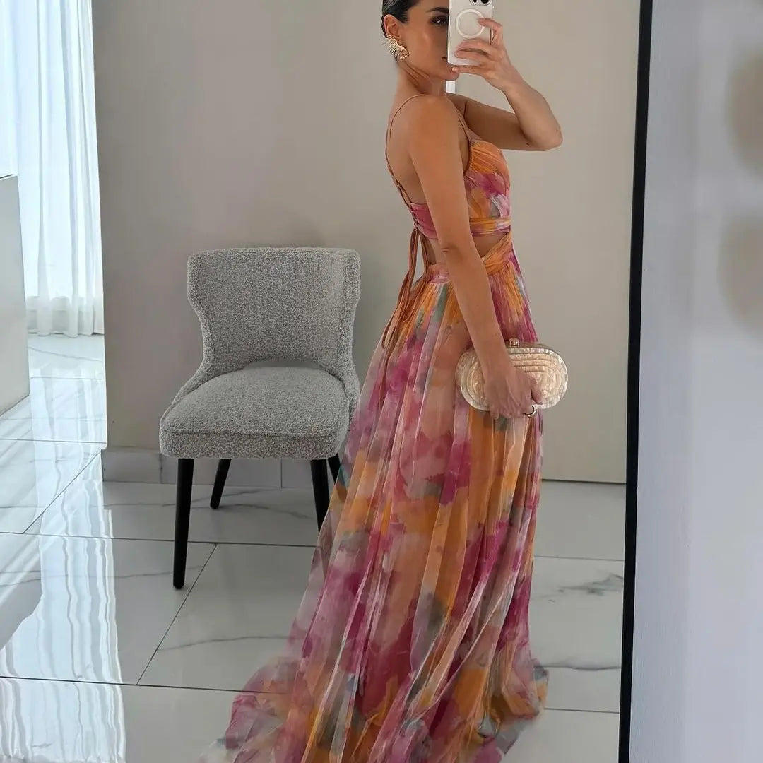 Ariana | Sukienka Damska Letnia Kwiatowa | Maxi Butik Modowy