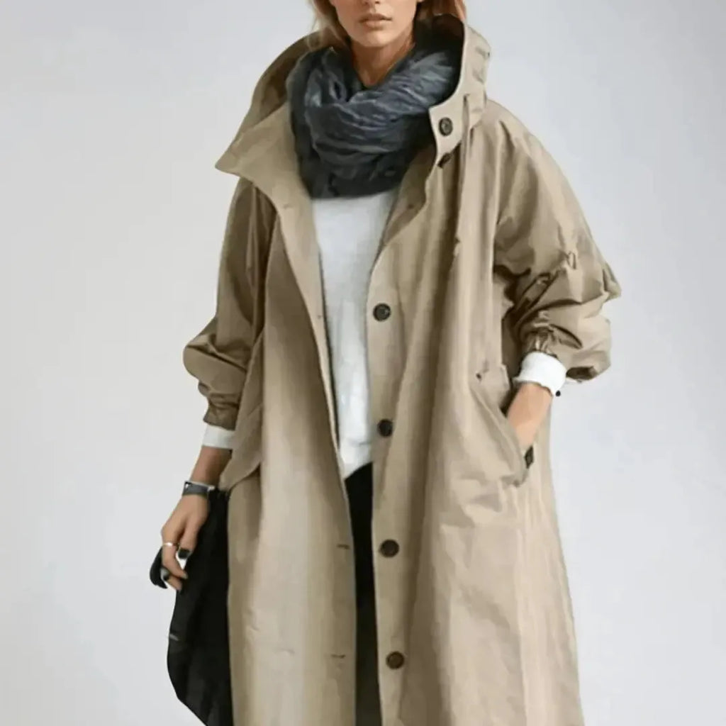 Celina | Damski Elegancki Płaszcz Przeciwdeszczowy | Wodoodporny Butik Modowy