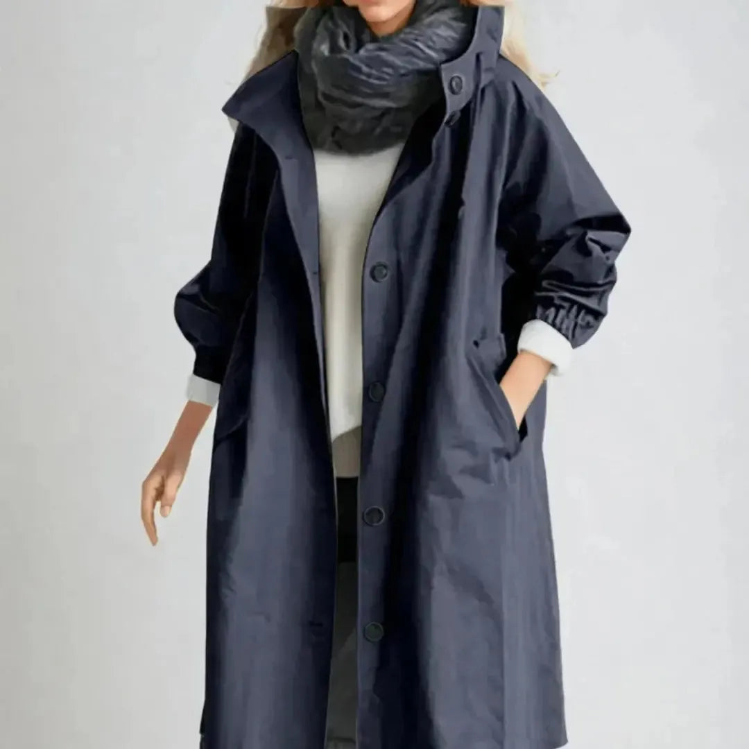 Celina | Damski Elegancki Płaszcz Przeciwdeszczowy | Wodoodporny Butik Modowy