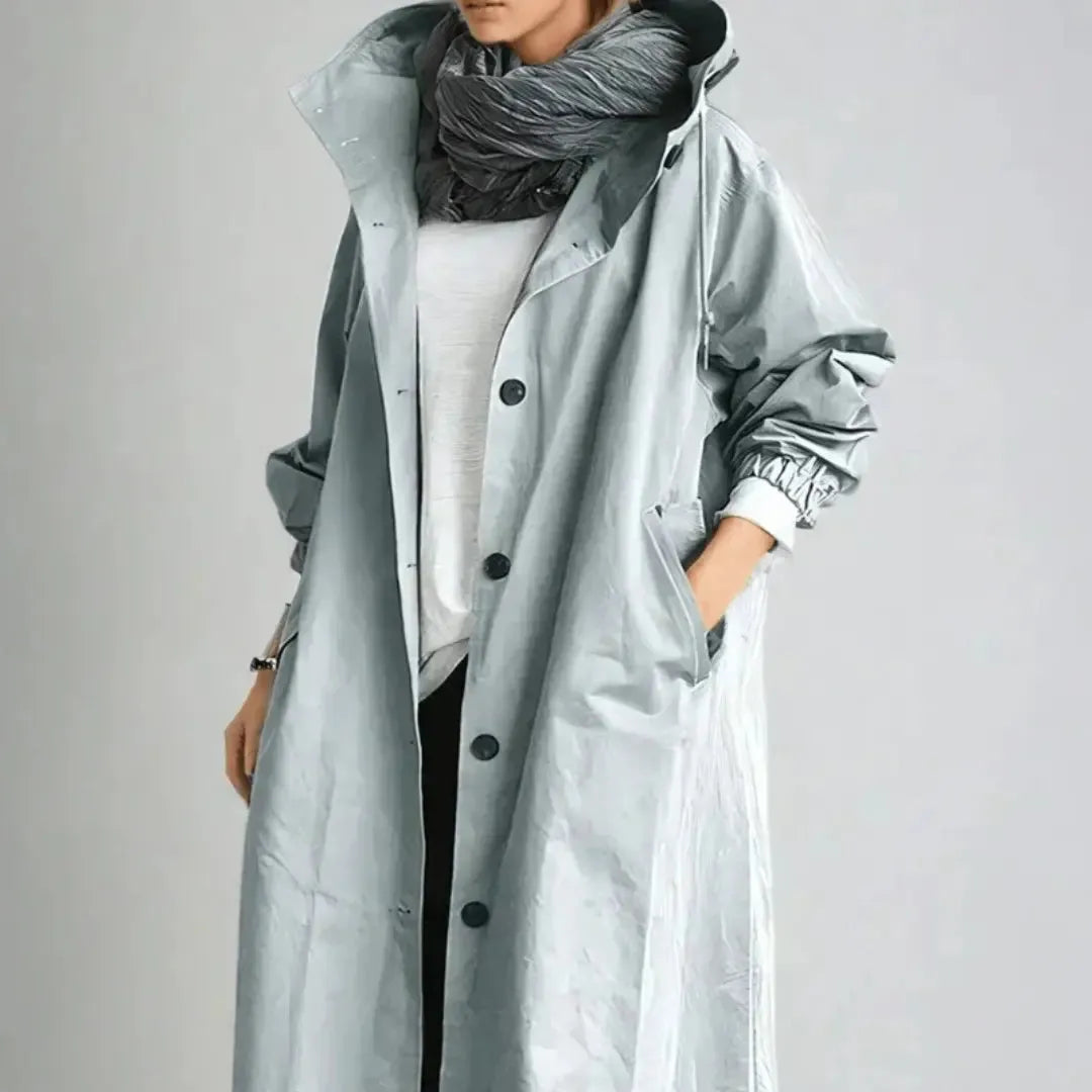 Celina | Damski Elegancki Płaszcz Przeciwdeszczowy | Wodoodporny Butik Modowy