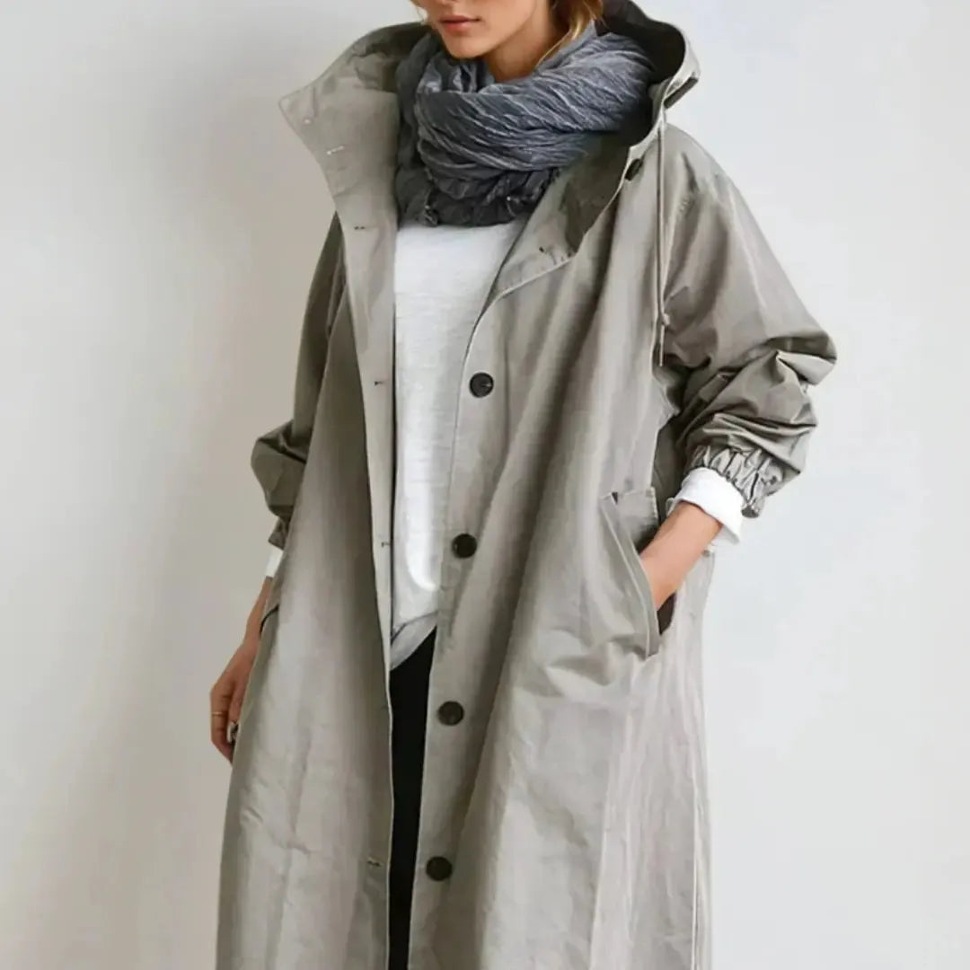 Celina | Damski Elegancki Płaszcz Przeciwdeszczowy | Wodoodporny Butik Modowy