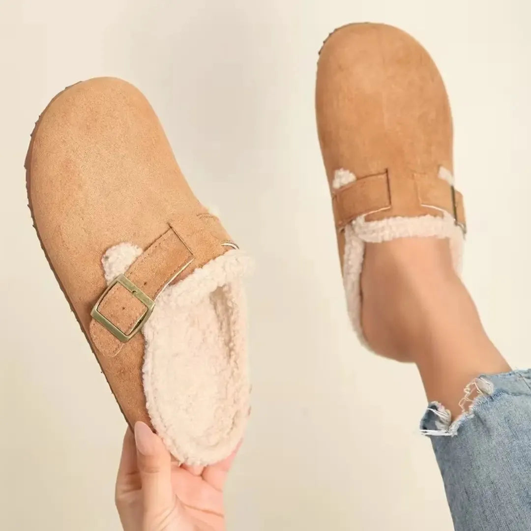 Delja Ciepłe Wsuwane Buty Damskie | Platforma i Komfort Butik Modowy