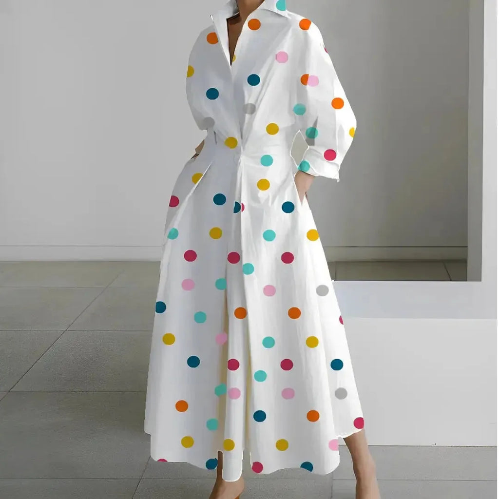 Elise | Minimalistyczna sukienka koszulowa | Maxi Butik Modowy