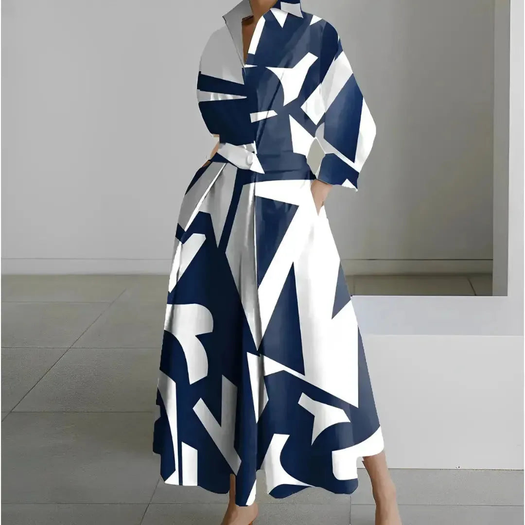 Elise | Minimalistyczna sukienka koszulowa | Maxi Butik Modowy