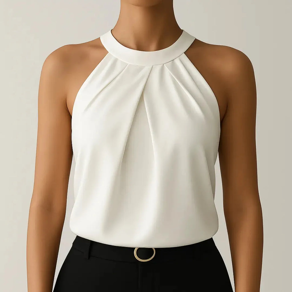 Isabella | Damska Elegancka Bluzka | Bez Rękawów Butik Modowy
