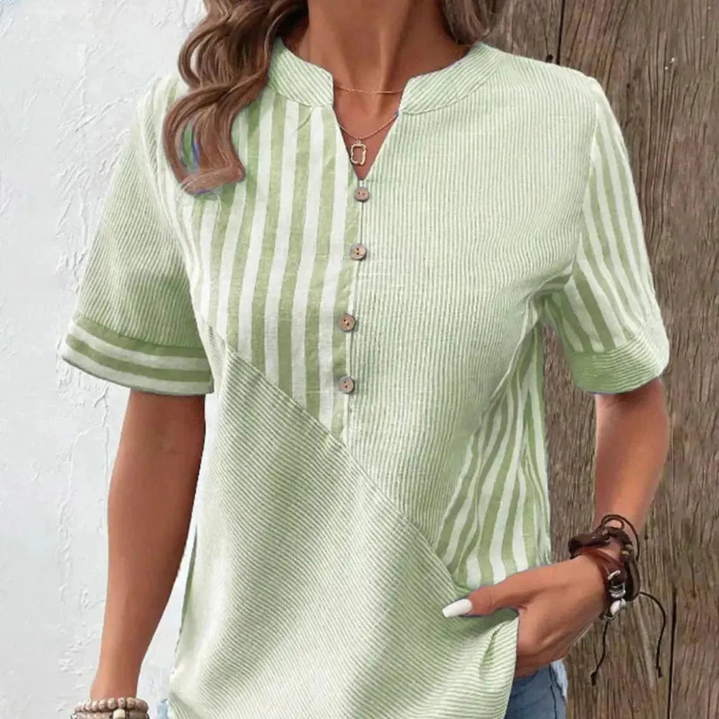 Ivana | Bawełniana bluzka damska | Luźny fason Butik Modowy