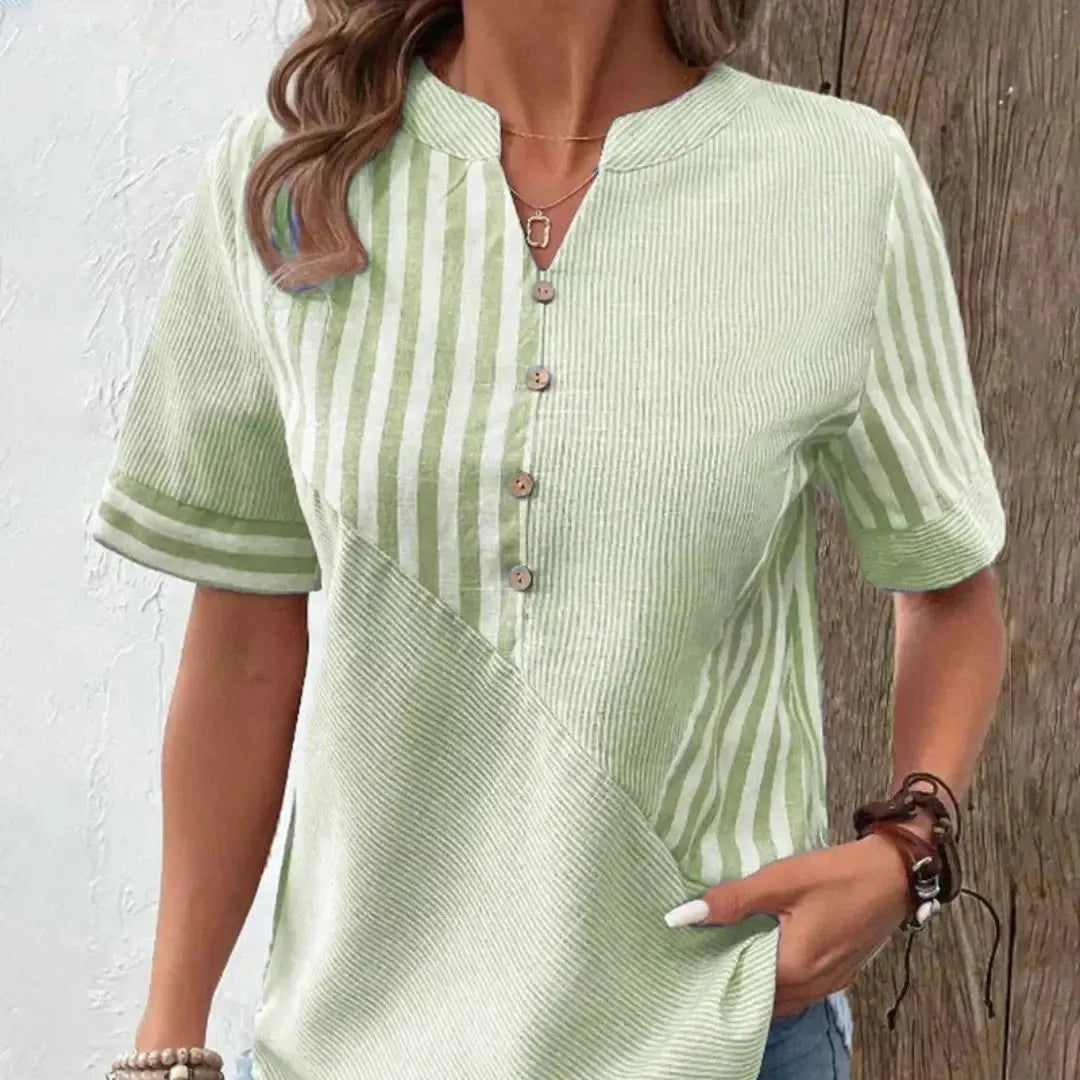 Ivana | Bawełniana bluzka damska | Luźny fason Butik Modowy