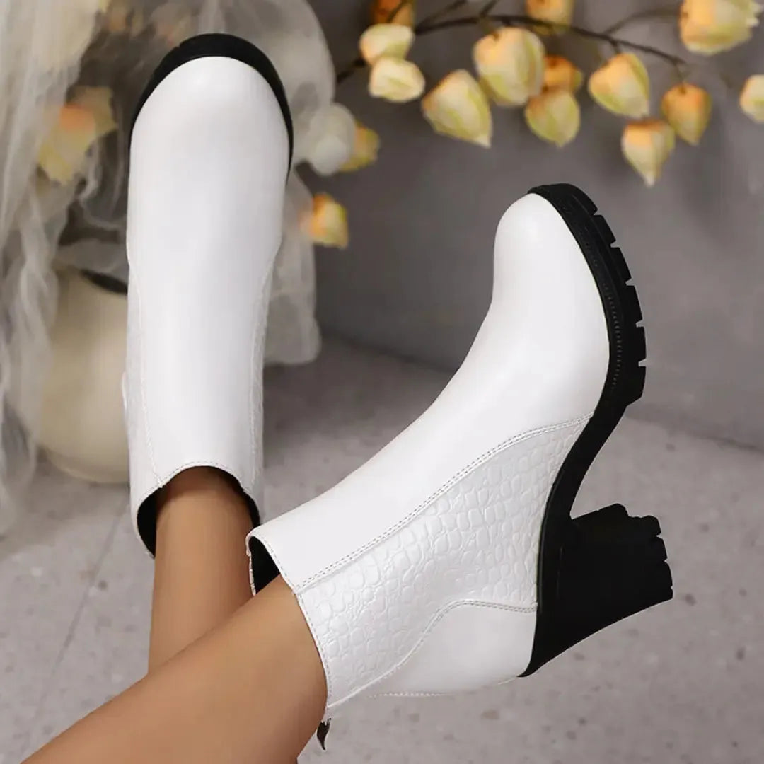 Konstancji Eleganckie botki damskie | Codzienna elegancja Butik Modowy
