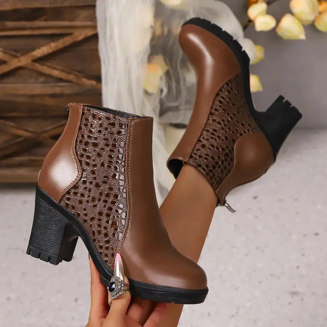 Konstancji Eleganckie botki damskie | Codzienna elegancja Butik Modowy