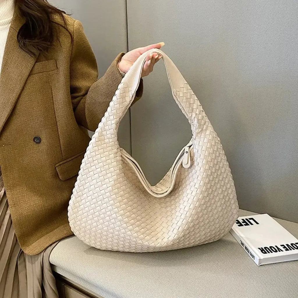 Kristi Damska Pleciona Torebka na Ramię | Stylowa i Pojemna Butik Modowy
