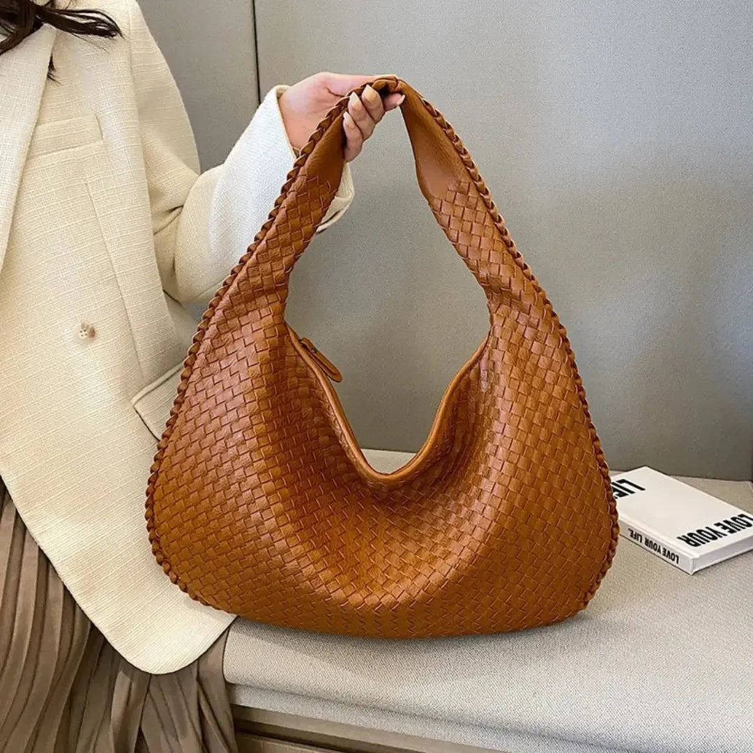 Kristi Damska Pleciona Torebka na Ramię | Stylowa i Pojemna Butik Modowy
