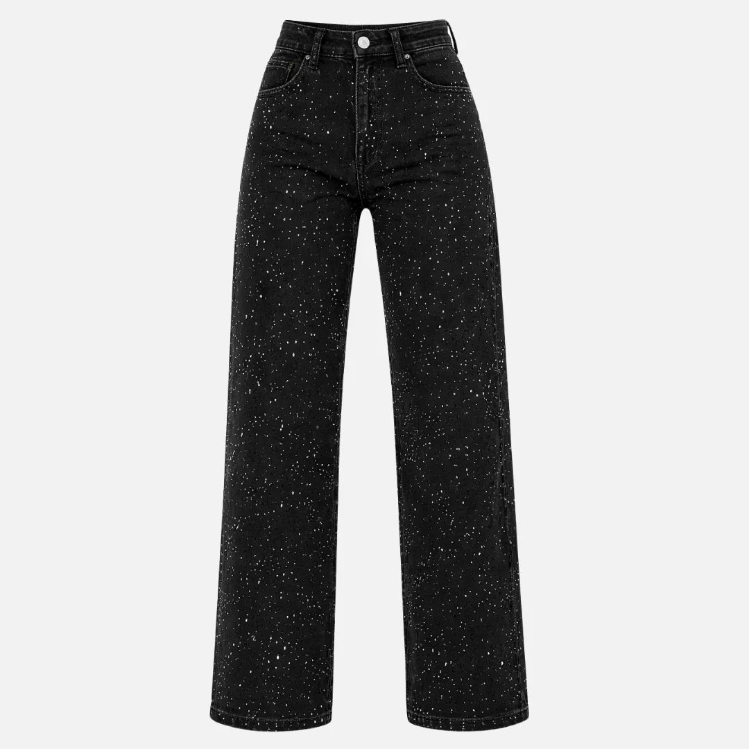 Lorenza Jeansy Damskie z Wysokim Stanem | Stylowe i Modne Butik Modowy