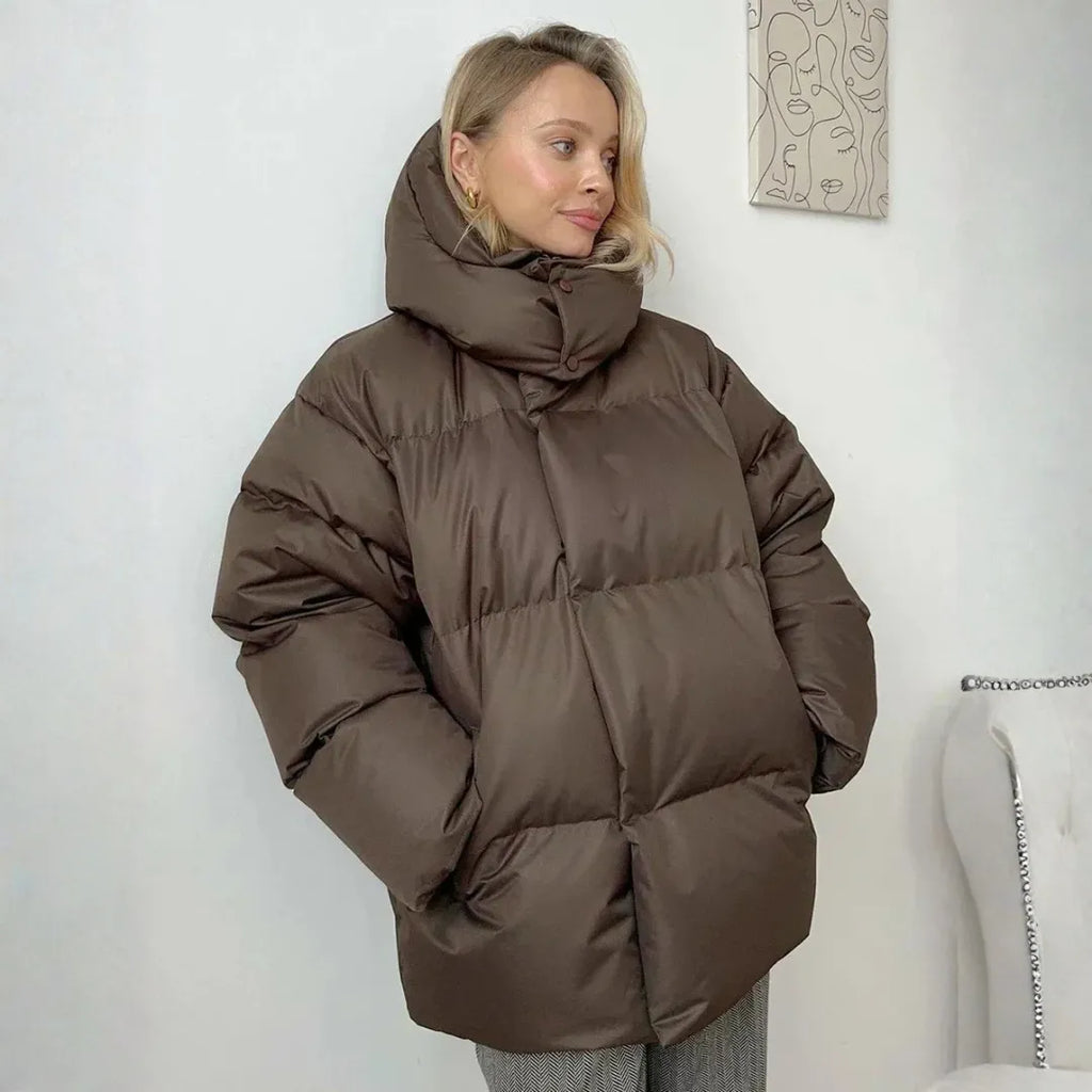 Michala Pikowana Kurtka Damska | Ciepła i Zimowa Butik Modowy