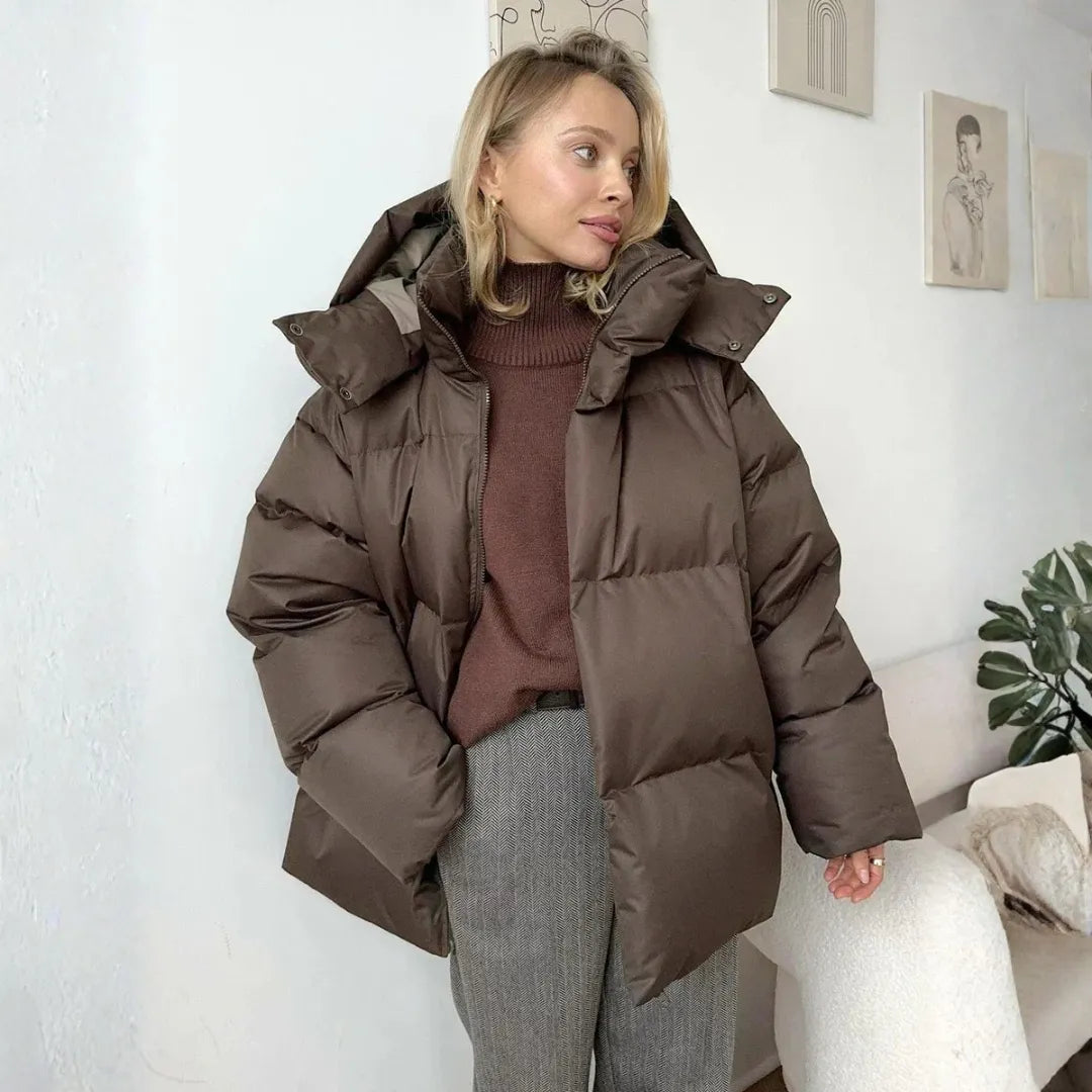 Michala Pikowana Kurtka Damska | Ciepła i Zimowa Butik Modowy