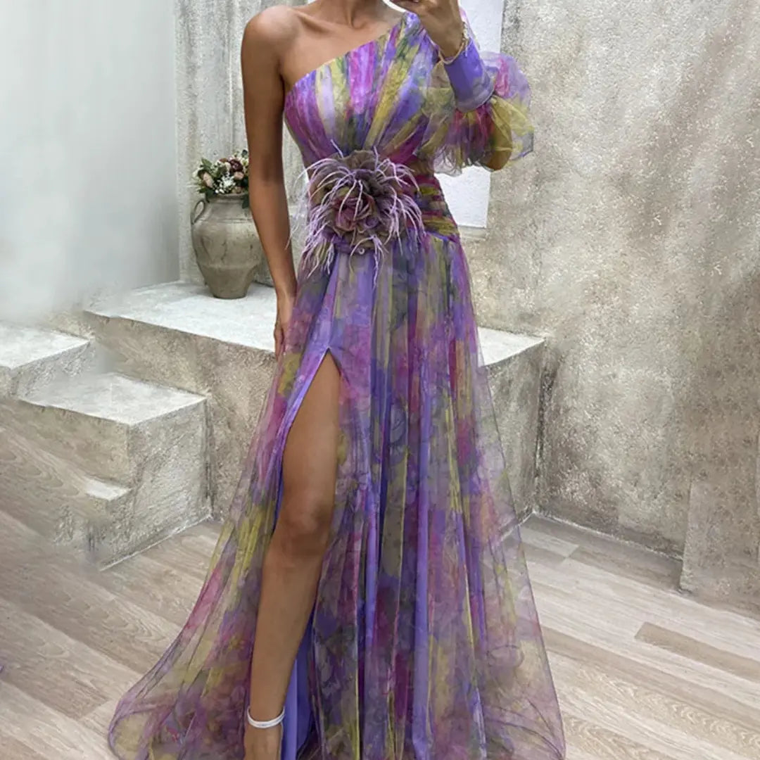 Mirella | Sukienka Damska Wieczorowa Kwiatowa | Maxi Butik Modowy